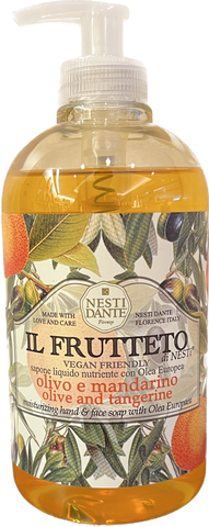 Nesti Dante Liquid Soap - Il Frutteto, Olive & Tangerine, 500ml
