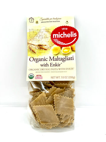 Michelis Organic Maltagliati Egg Pasta with Enkir, 200g